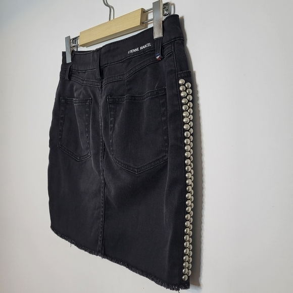 Etienne Marcel Denim Black Skirt Size S - Picture 7 of 12